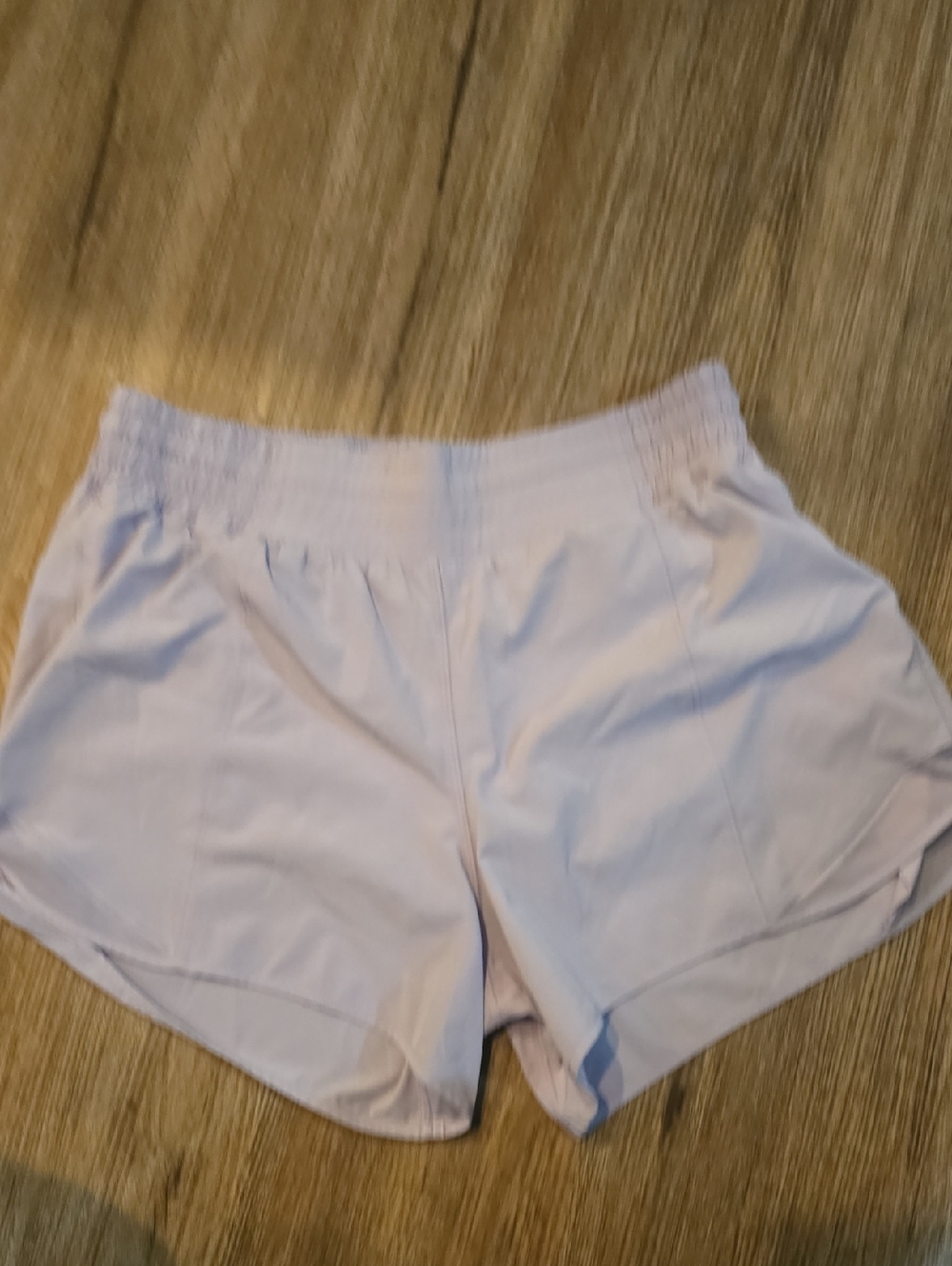 Light Lavender Lulu Hotty Hot Shorts. - Picture 2 of 6